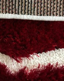 Високоворсний килим Loop Shaggy 8639A RED - высокое качество по лучшей цене в Украине.